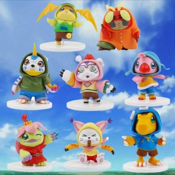 Producto - Set Gashapones Digimon con ropa de niño elegidos - Digimon (6-8cm)