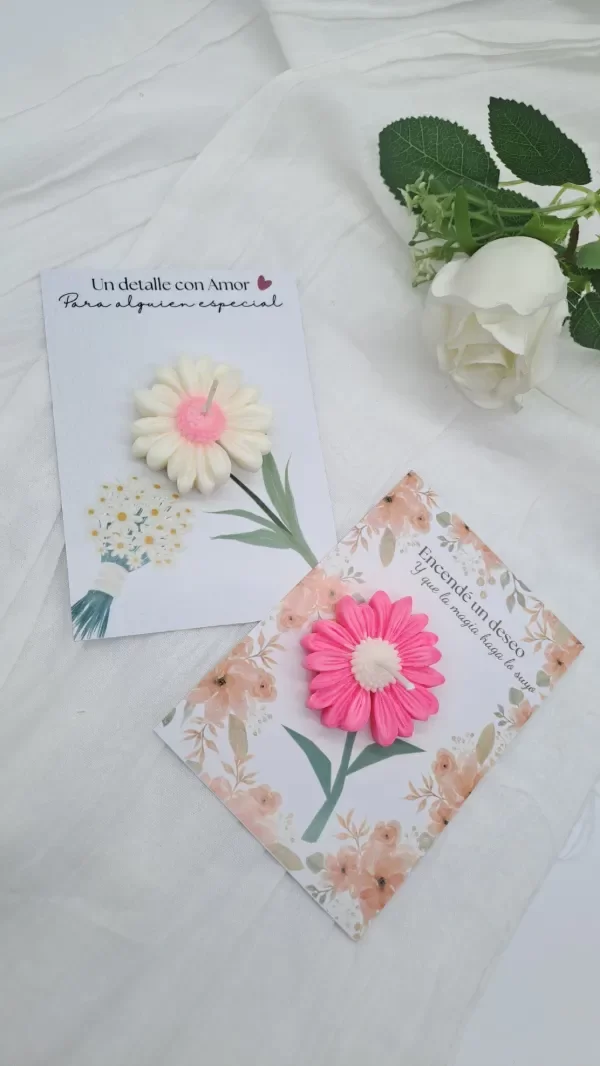 Producto - Tarjeta Vela Margarita Aromática