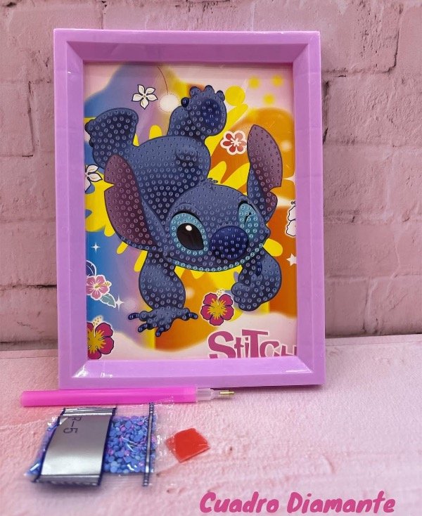 Producto - Cuadrito Diamons Stitch