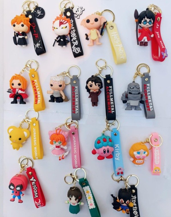 Producto - Llavero de Goma Anime Varios - Ingrese para Elegir