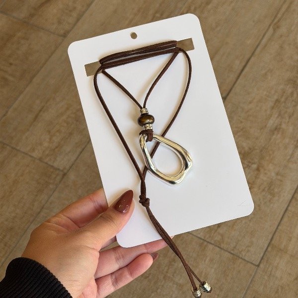 Producto - Chocker marrón dije grande I