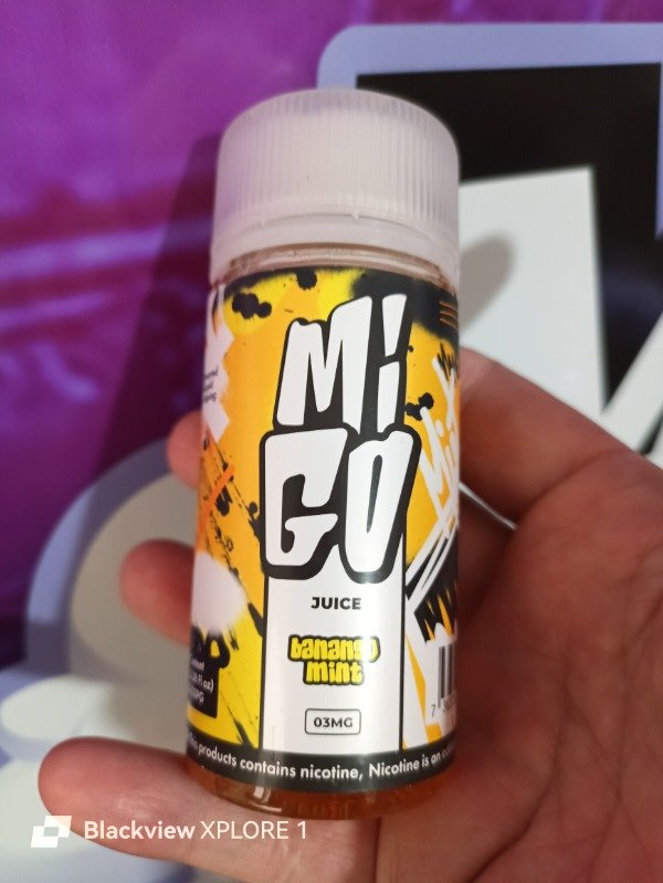 Producto - LIQUIDO MIGO (100 ML) - BANANGO MINT (BANANA-MANGO-MENTA) 3MG