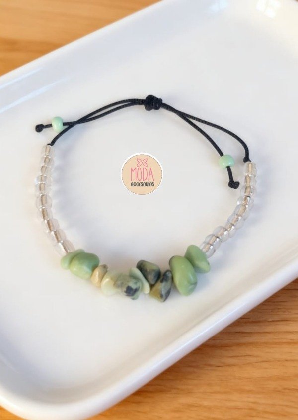 Producto - Pulsera de piedras naturales jade