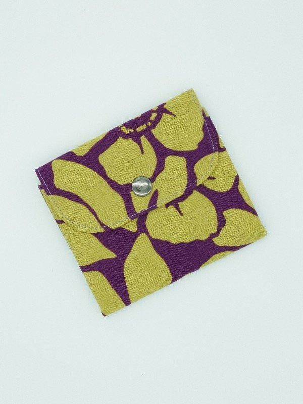Producto - Monedero Roma - Flores Mostaza