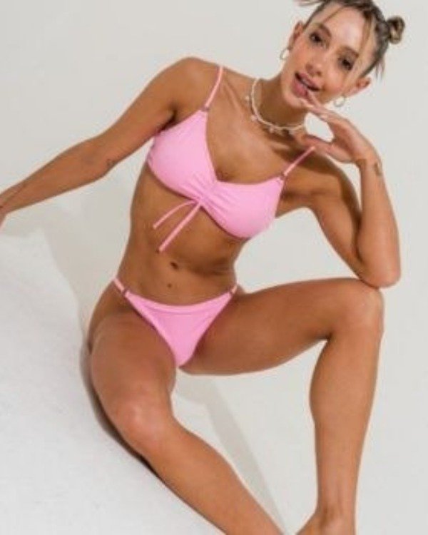 Producto - BIKINI TIPO TOP CON FRUNCE EN PECHO