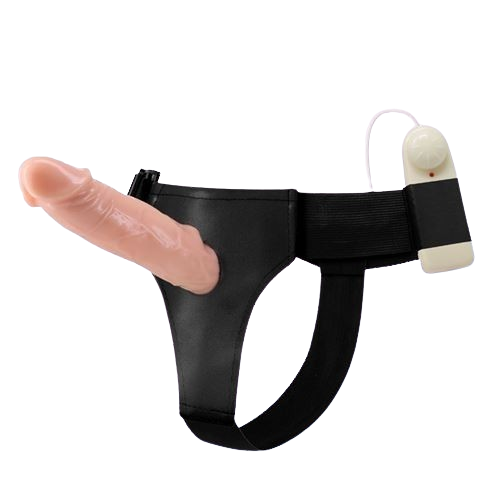 Producto - Cinturon con Protesis de extensión peneana en arnés y vibrador Cod A25-14