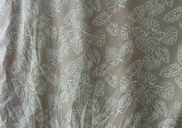 Producto - Tusor estampado Brasil Avellana