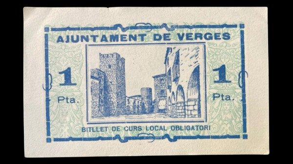 Producto - Guerra Civil Española. Verges (1937) 1 Peseta - 1
