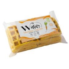 Producto - Waffles congelados x 6u sabor zanahoria y curcuma - WAFA