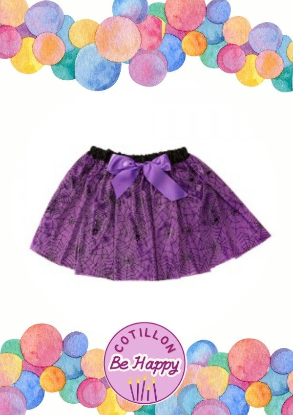 Producto - Tutu Telarañas Violeta - infantil