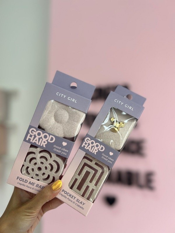 Producto - Cepillos para pelo plegables City Girl