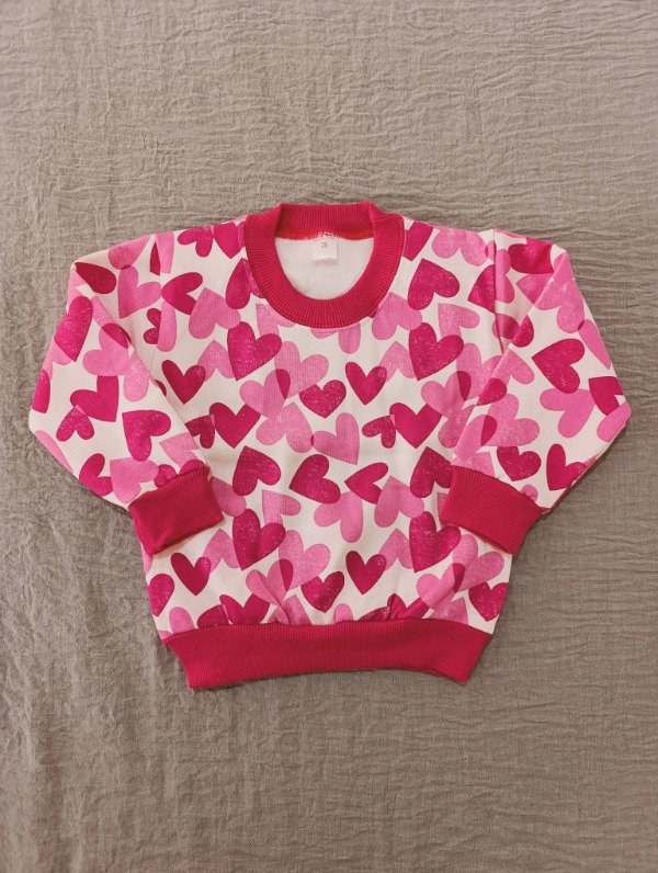 Producto - 12-18 MESES - Buzo frizado corazones