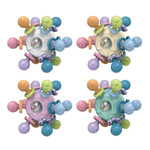 Producto - Mordedor y sonajero molécula - Estimulación temprana cod 9070