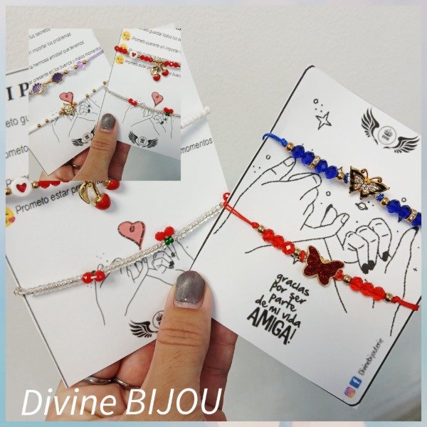 Producto - Pulseras amistad dijes