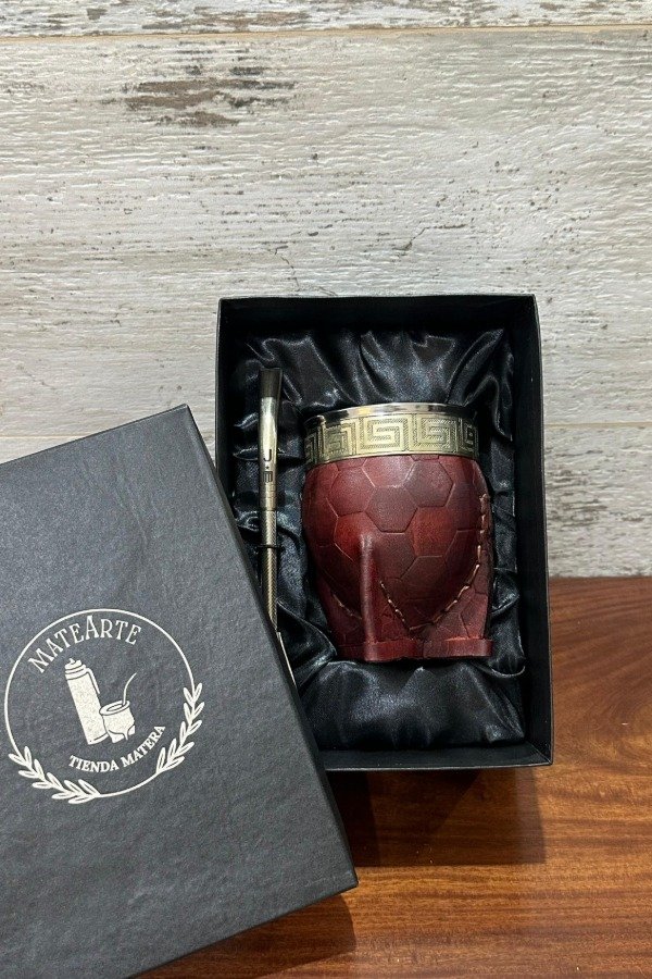 Producto - MATE IMPERIAL GUARDA DE ALPACA CUERO GAJOS