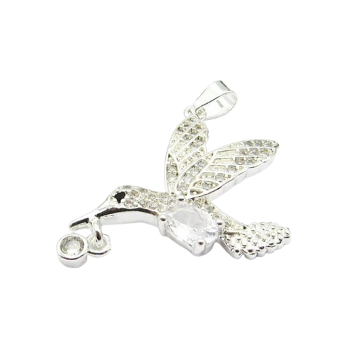 Producto - Dije COLIBRI BLANCO