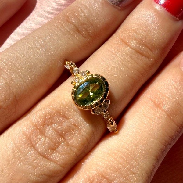 Producto - Anillo Andrea-Cobre enchapado en oro 18k