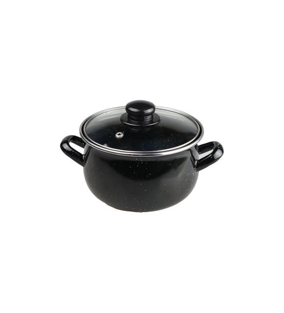 Producto - CACEROLA ENLOZADA VITRIFICADA 18CM TAPA DE VIDRIO JOVIFEL - 2