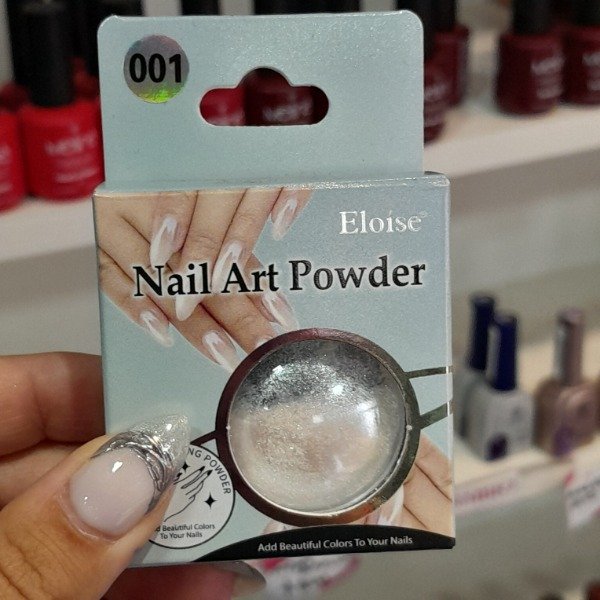 Producto - Polvo aurora blanco Eloíse en cajita