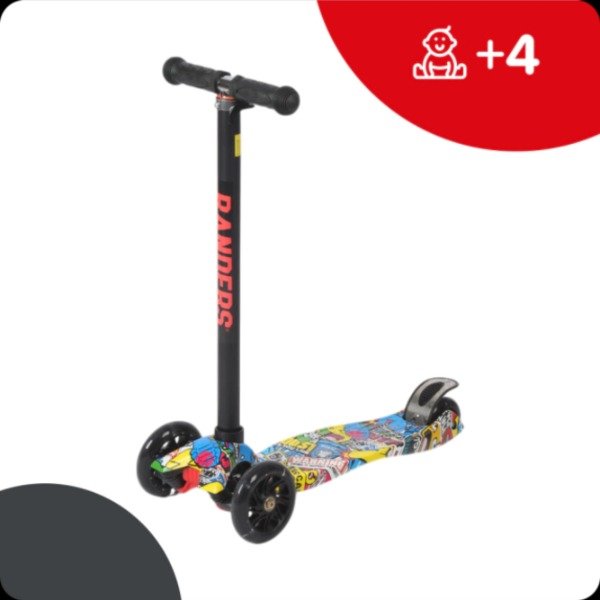 Producto - Scooter Infantil 8800 Randers Negro