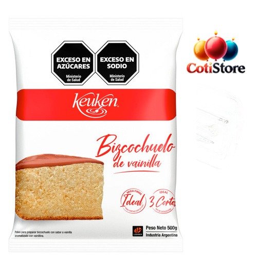 Producto - Premezcla Bizcochuelo Vainilla x500gr KEUKEN