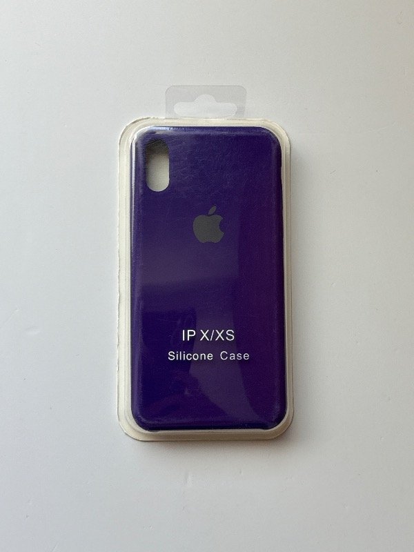 Producto - Silicone case violeta iphone X/XS