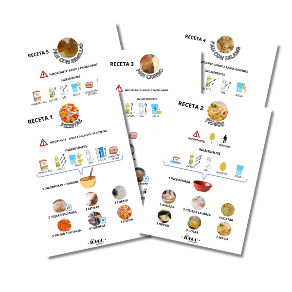 Producto - RECETAS SALADAS CON PICTOGRAMAS (EN PDF)