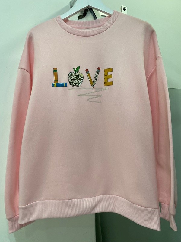 Producto - BUZO LOVE S/CAPUCHA SHEIN IMPORTADO