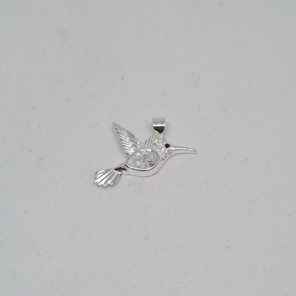 Producto - Dije colibri cubic plata