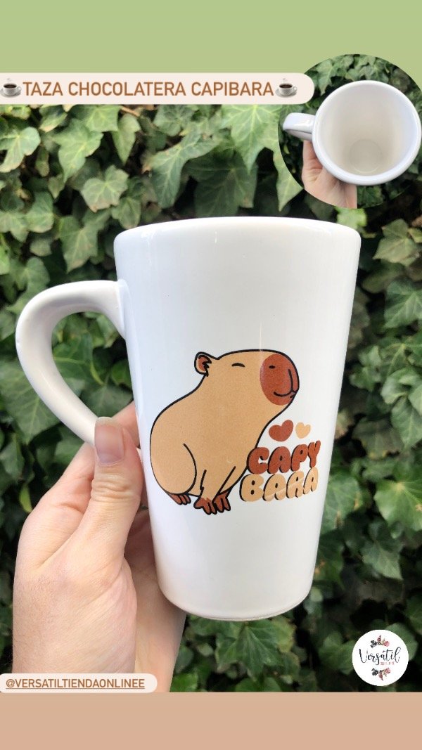 Producto - Taza chocolatera capibara