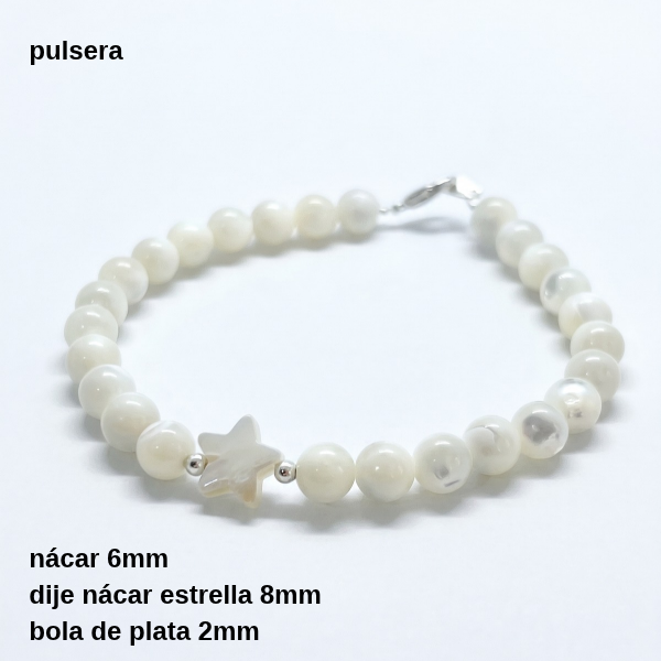 Producto - PUL #FP Pulsera nácar estrella (DÓLAR)