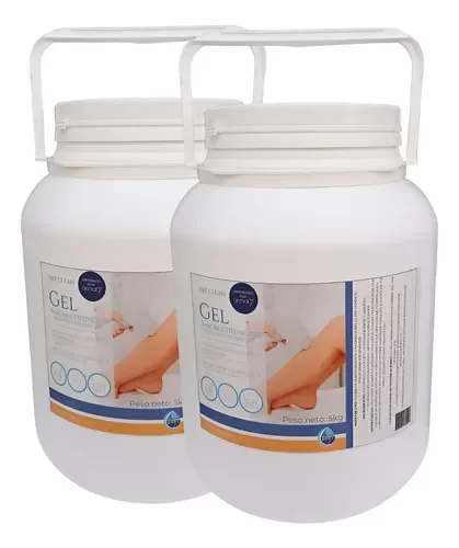 Producto - Gel Neutro Pote 5k Pack x2 - Premium- Aprobado por ANMAT