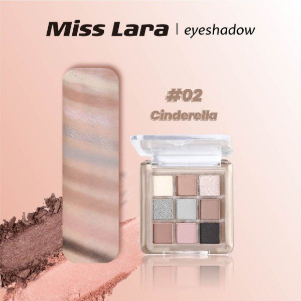 Producto - Paletas de sombras 9 sombras 02 - Miss Lara