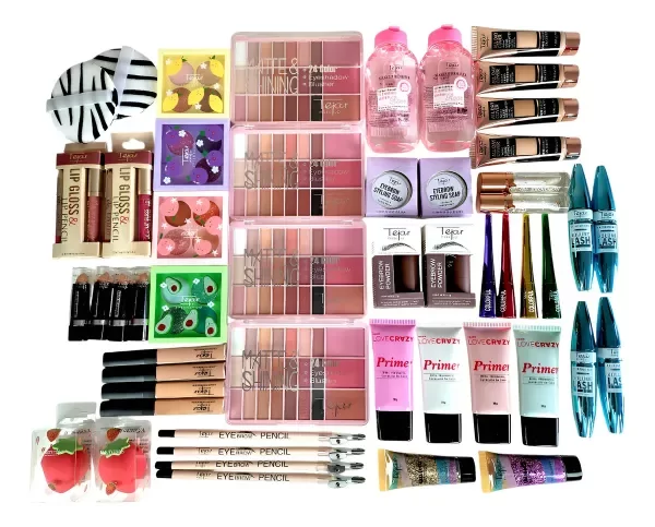 Producto - Kit Emprendedor Maquillaje Tejar 52 Productos