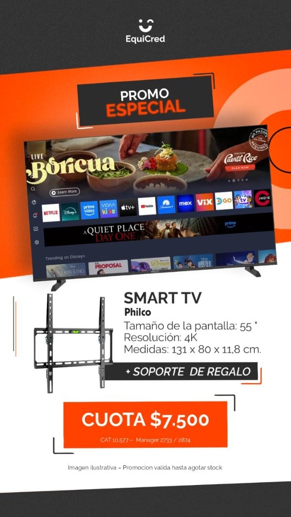 Producto - COMBO TV + SOPORTE