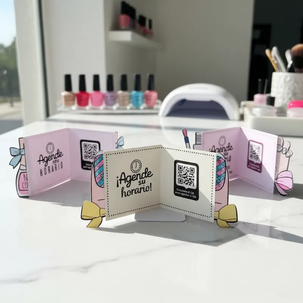 Producto - 4 Tarjetas espejo retrovisor NAILS