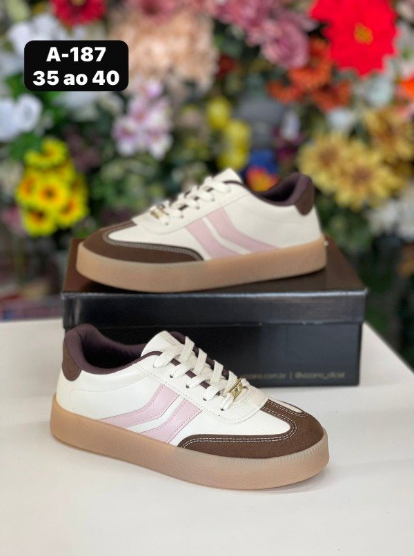 Producto - Zapatillas vizzano Nuby Choco/Rosa