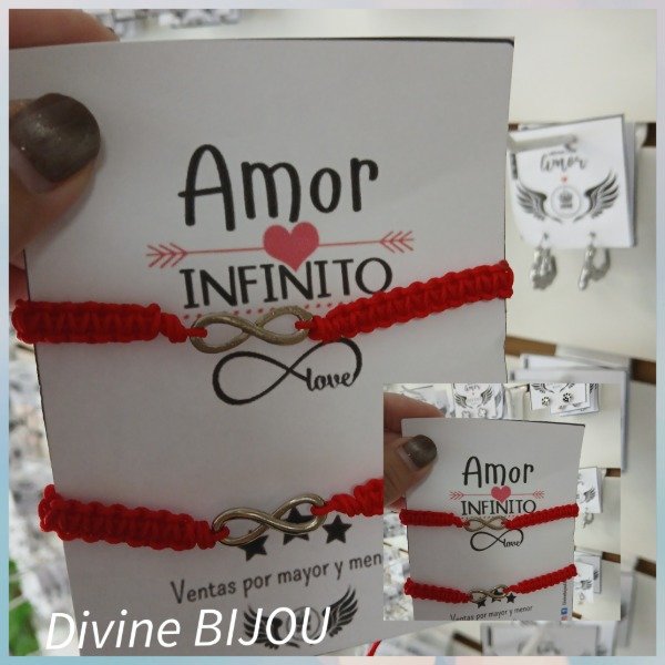 Producto - Pulseras tejido grueso infinitos