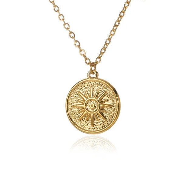Producto - Collar medalla sol