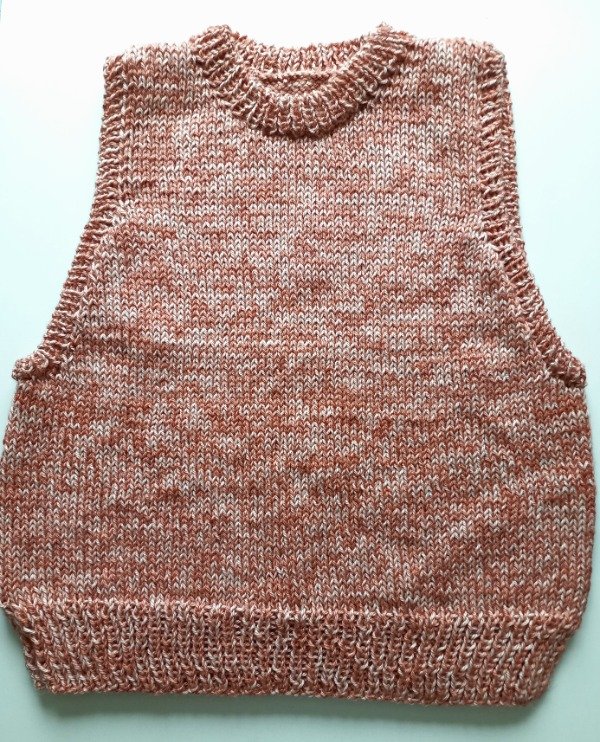 Producto - Sweater sin mangas Granizo M cobre