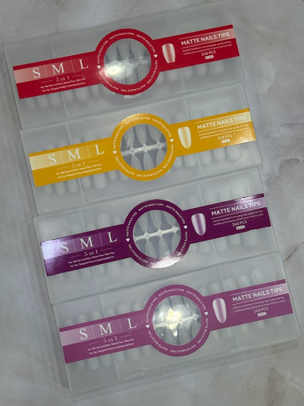 Producto - Tips uñas postizas press on / soft gel tira x30