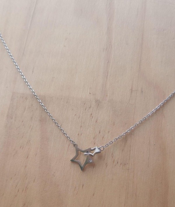 Producto - Collar con Dos Estrellas - 0