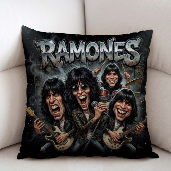 Producto - Almohaditas Bandas Rock Caricaturas - 6