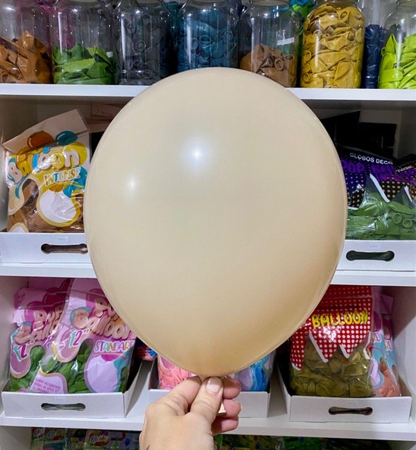 Producto - GLOBO GLOBBY 12" VINTAGE FOSIL X 25 UNID.