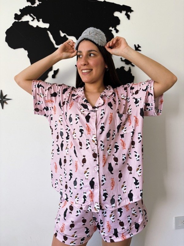 Producto - Camisero Cats corto