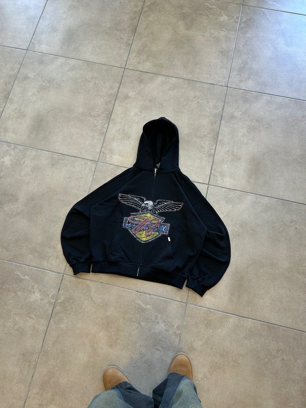 Producto - ZIP HOODIE AGUILA BLACK