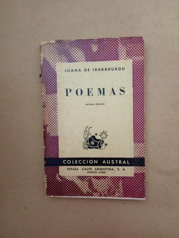 Producto - Poemas - Juana de Ibarbourou - Espasa Calpe 1961 Austral #265