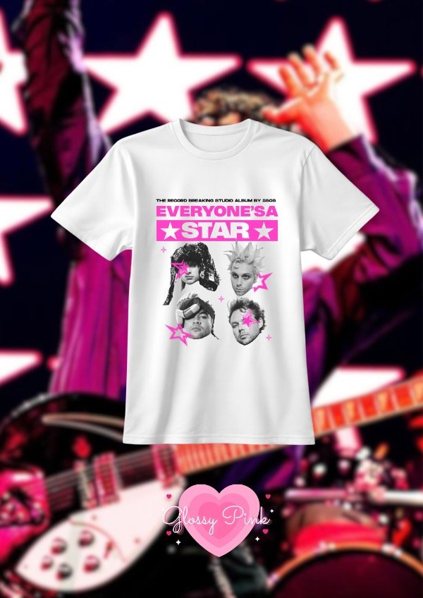 Producto - Remera 5SOS Pink - DTF