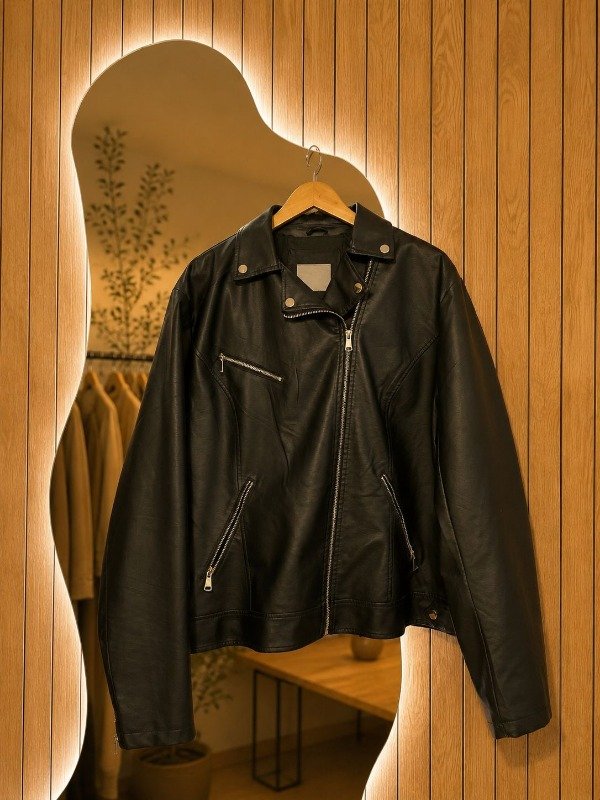 Producto - CAMPERA DE CUERO OVER