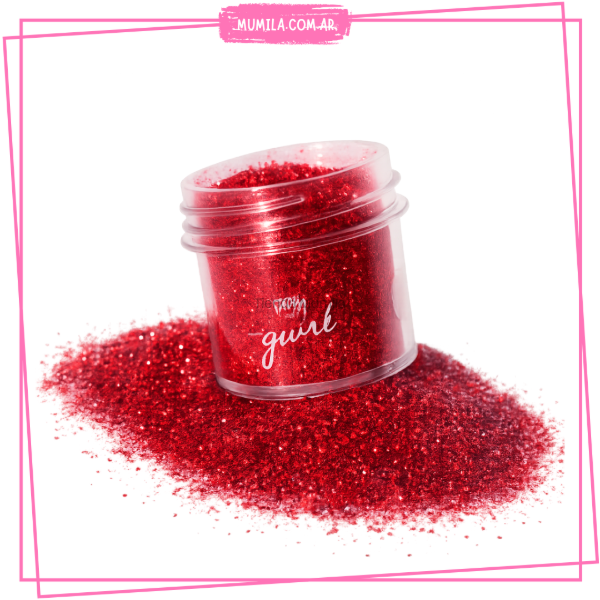 Producto - Givré ROJO Radha 10cc Glitter gibre rojo tortas